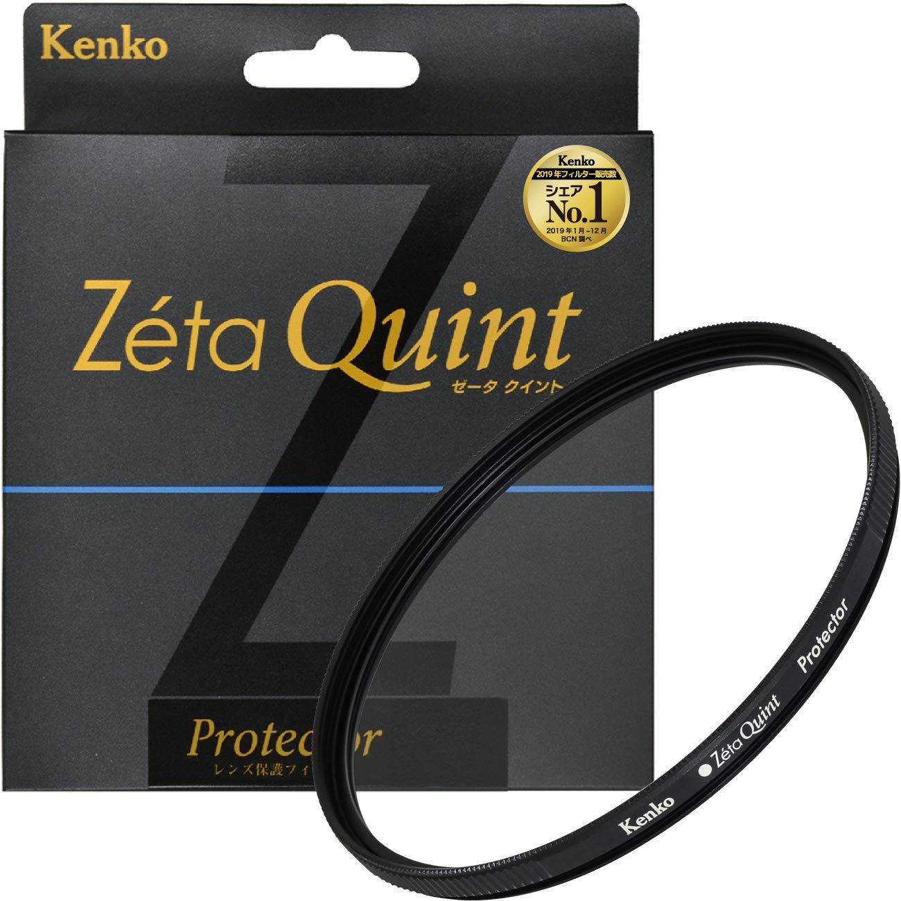 新品 Kenko レンズフィルター Zeta Quint プロテクター 37mm レンズ