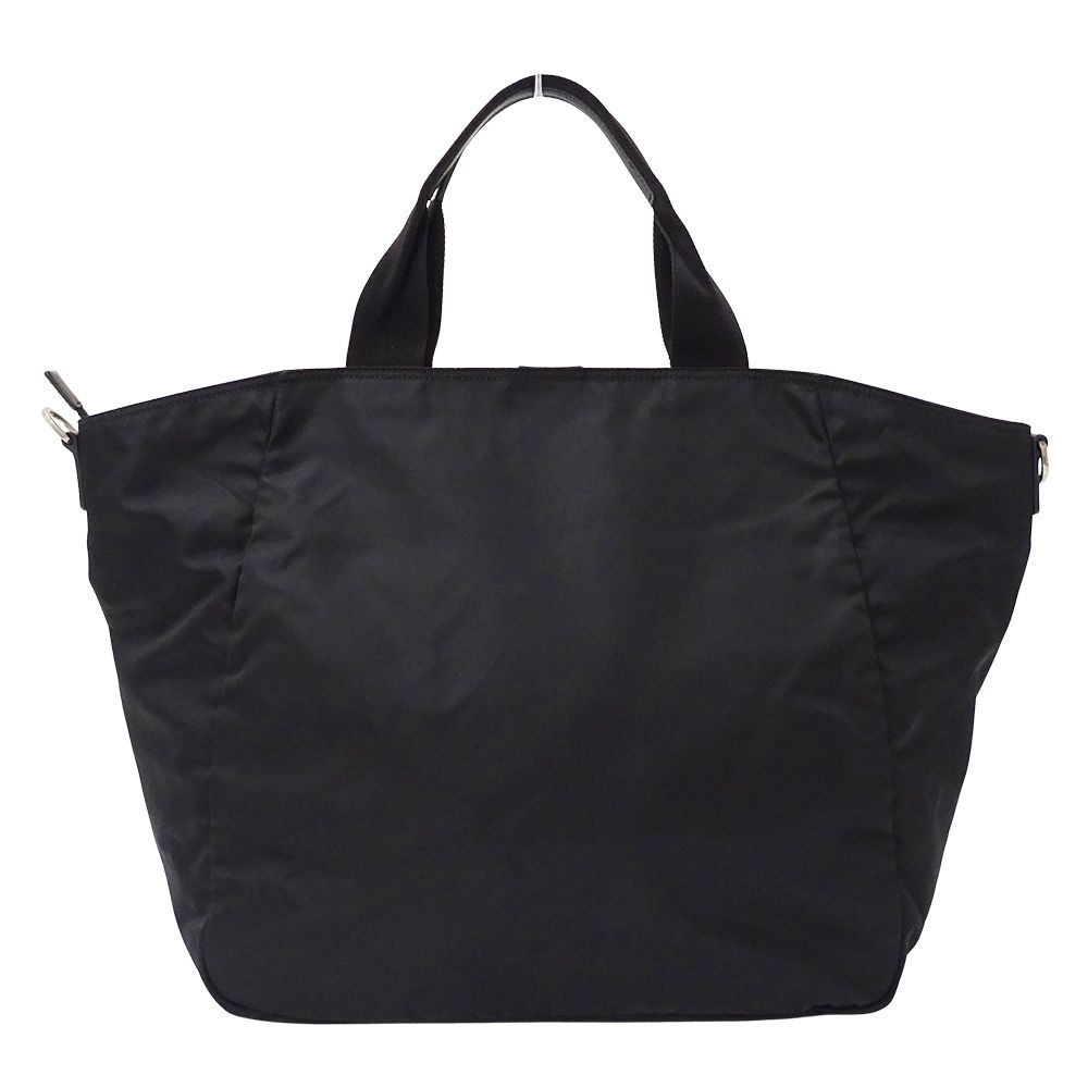 プラダ PRADA バッグ レディース メンズ ブランド トートバッグ ショルダーバッグ 2way ナイロン ブラック 黒 ロゴ 大容量 大きめ おしゃれ 【中古】