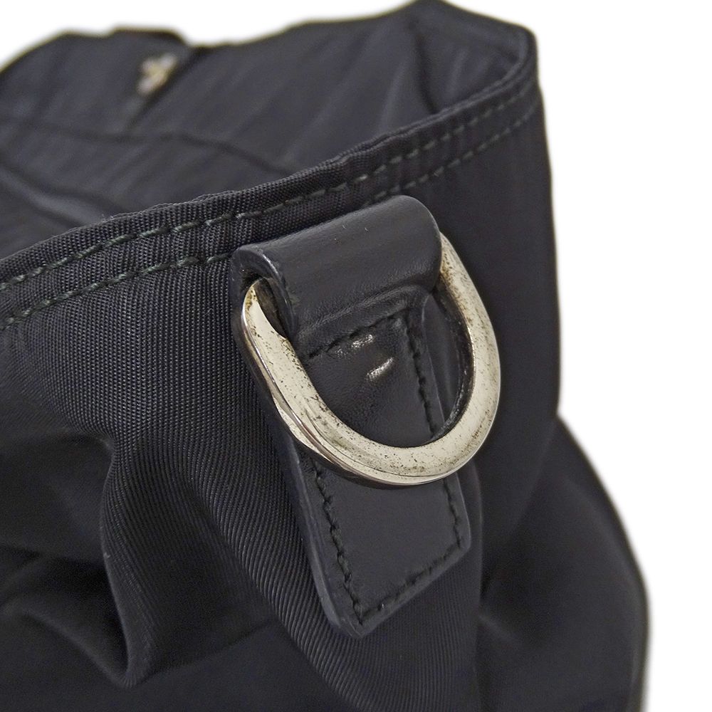 プラダ PRADA バッグ レディース メンズ ブランド トートバッグ ショルダーバッグ 2way ナイロン ブラック 黒 ロゴ 大容量 大きめ おしゃれ 【中古】