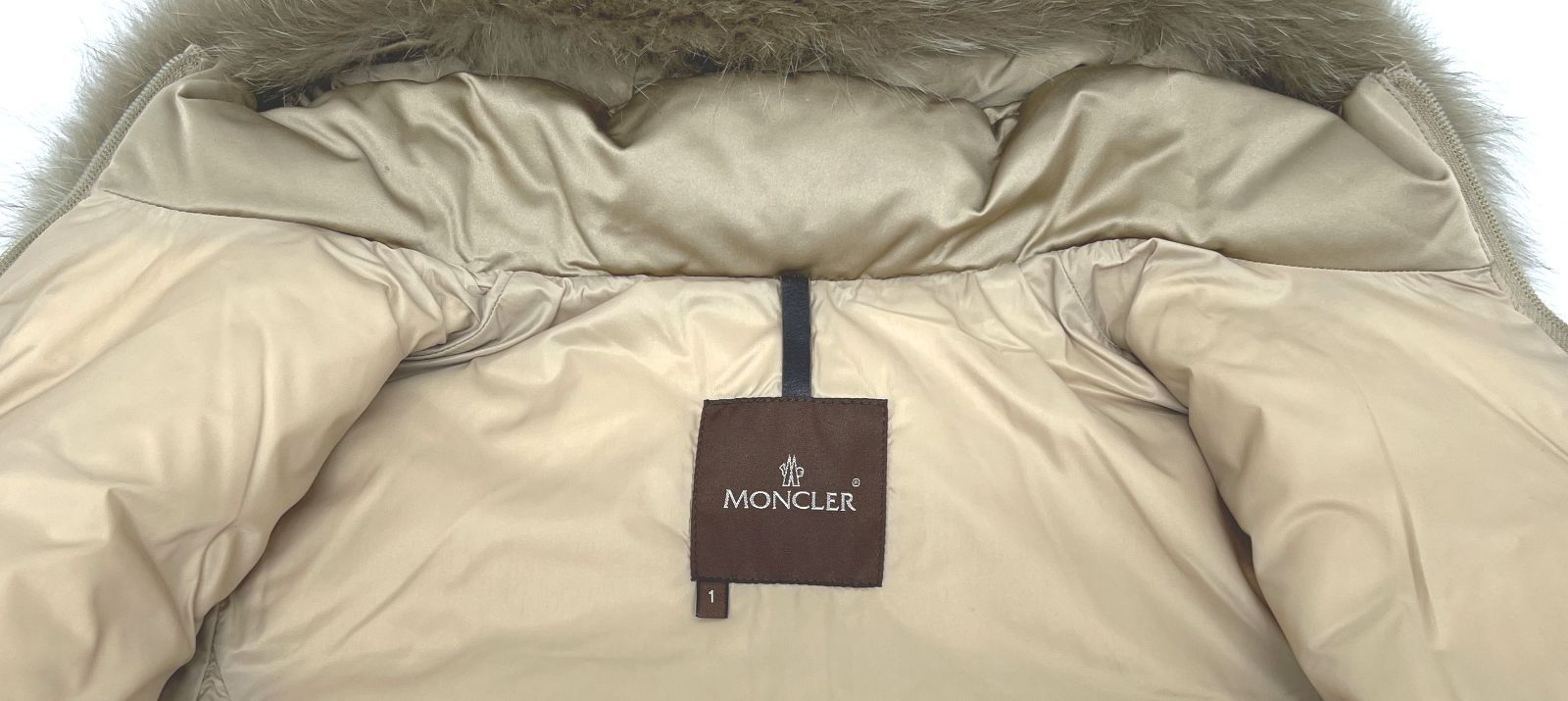 盛岡77-0096] 茶タグ MONCLER TANZ モンクレール タンツ ダウン 
