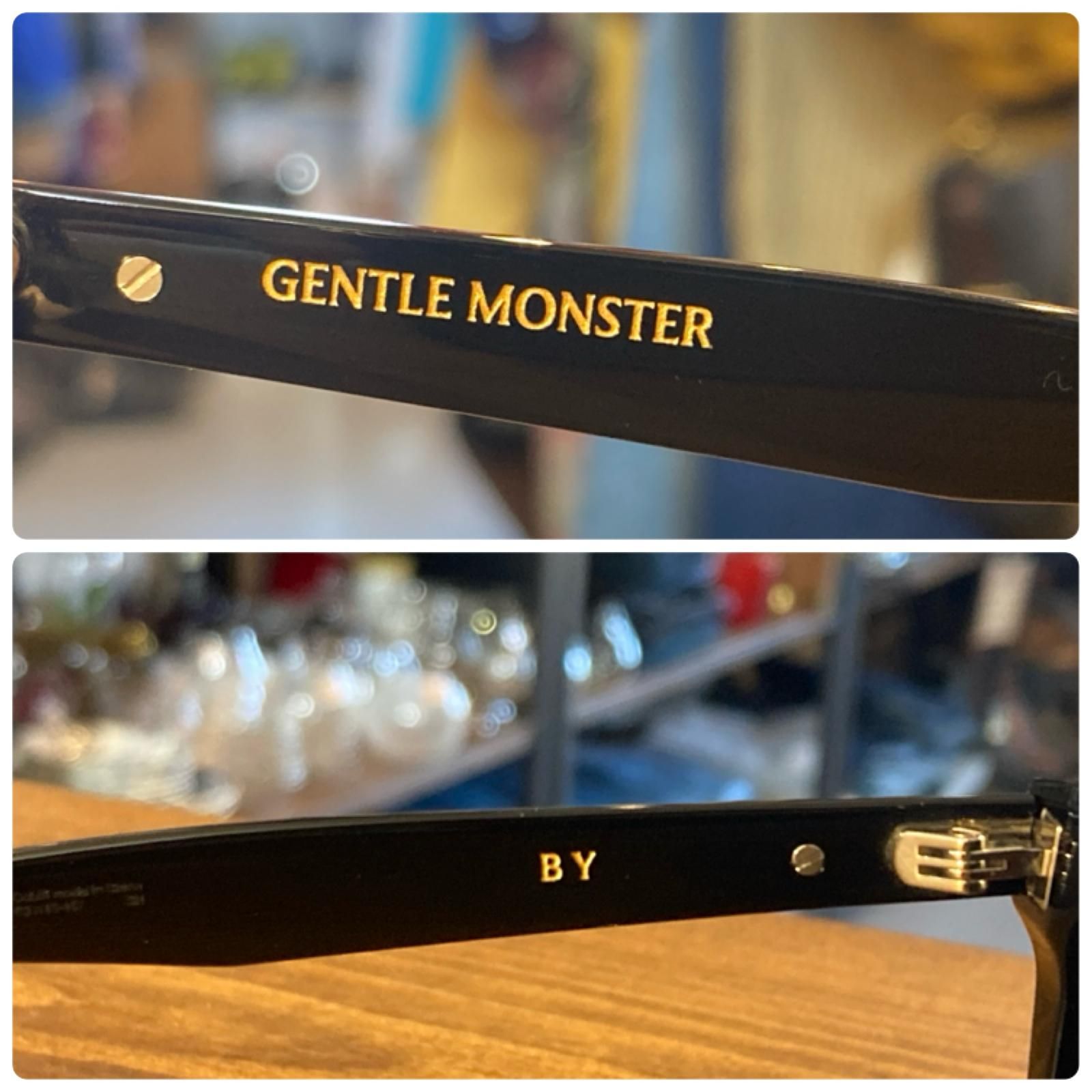 MP410) GENTLE MONSTER By サングラス ケース付 Col.01 現状品 