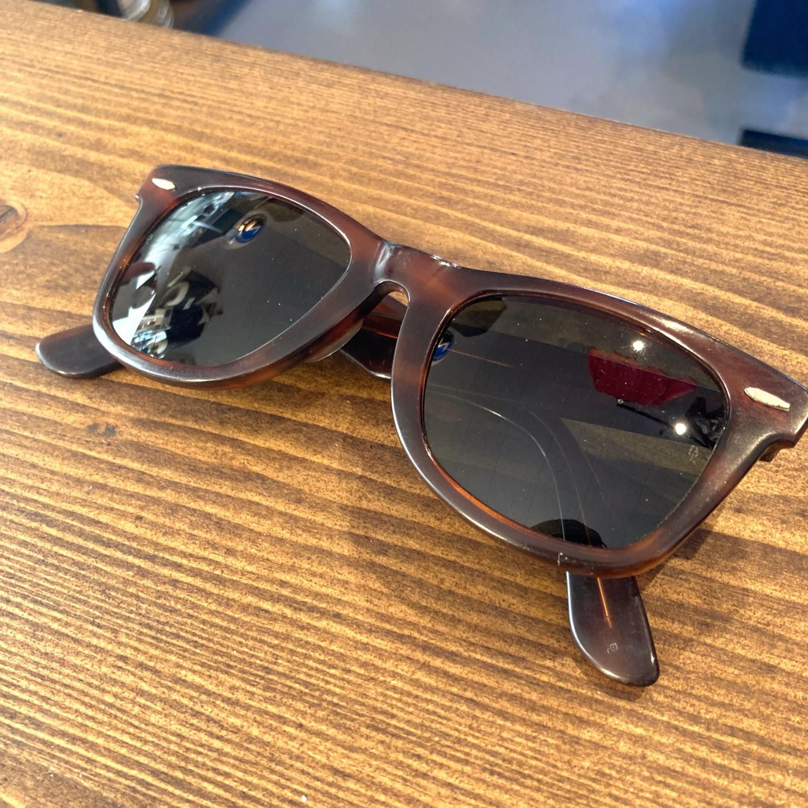 MP411) Ray-Ban Bausch＆Lomb WAYFARER サングラス 中古 現状品 / レイバン ボシュロム B&L ウェイファーラー アメリカ製 USA