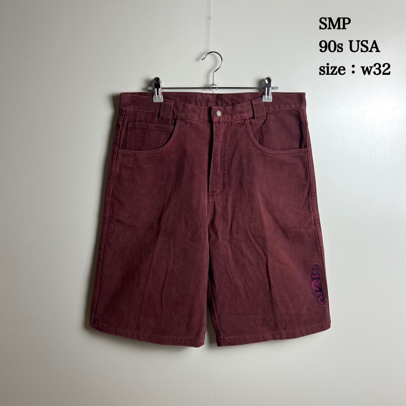 SMP SEX MONEY POWER 90s USA skate vintage baggy shots w32 エスエム 