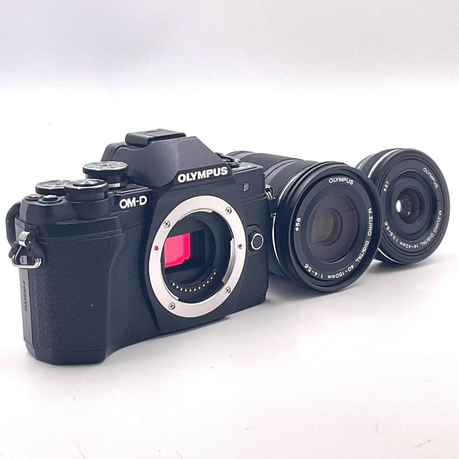 【全額返金保証】【最速発送】OLYMPUS デジタル一眼 E-M10 Mark III ダブルズームキット 美品 動作確認済