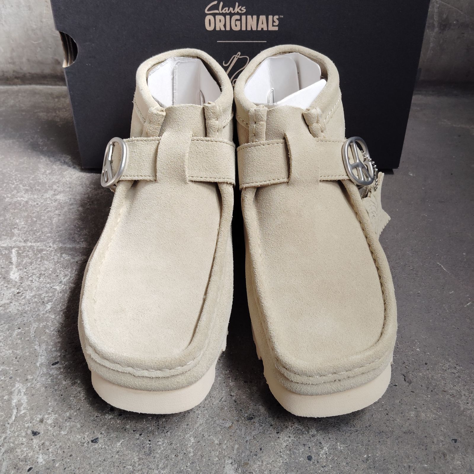Clarks × Needles Walla Strap Bt Maple Suede UK7.5 クラークス