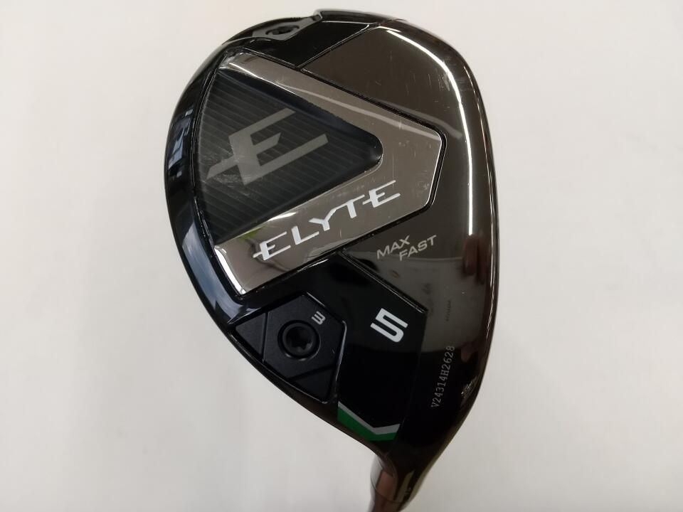 キャロウェイ　ELYTE MAX FAST　24度　LIN-Q GREEN 40 for Callaway　Rフレックス　ユーティリティ　中古　ゴルフドゥ！山口防府店【最短即日発送】