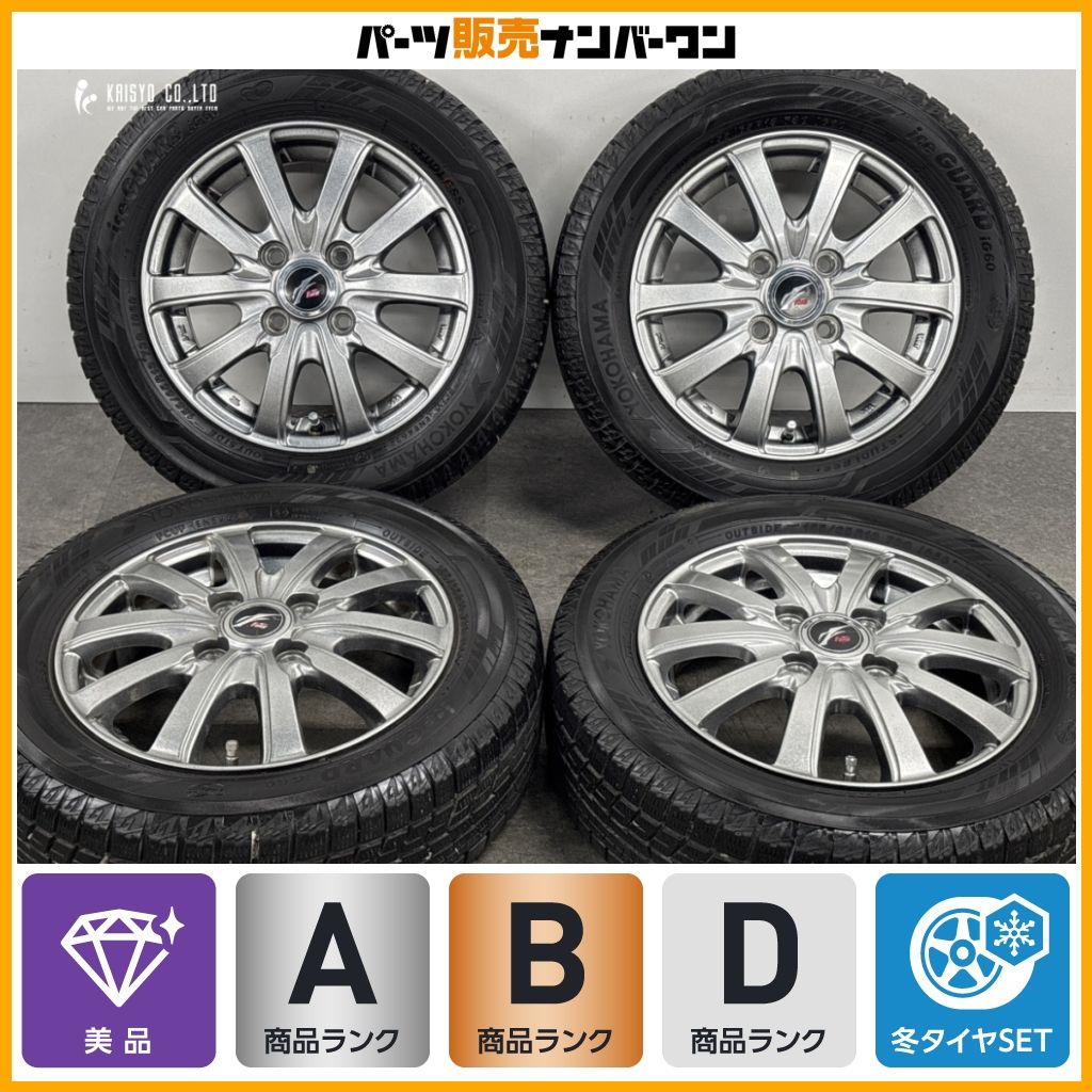 fang 13インチ ホイール セット 155/65R13 美品】Weds Fang 13in 4.00B +45 PCD100 ヨコハマ アイスガード iG60