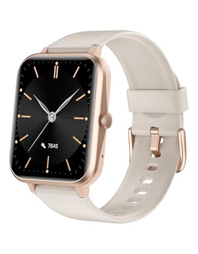 GRV スマートウォッチ 通話機能付き iPhone アンドロイド対応 活動量計 歩数計 腕時計 Smart Watch Activity Tracker ストップウォッチ 長持ちバッテリー Line 着信通知 日本語アプリ 説明書 (ベージ c0b1b904
