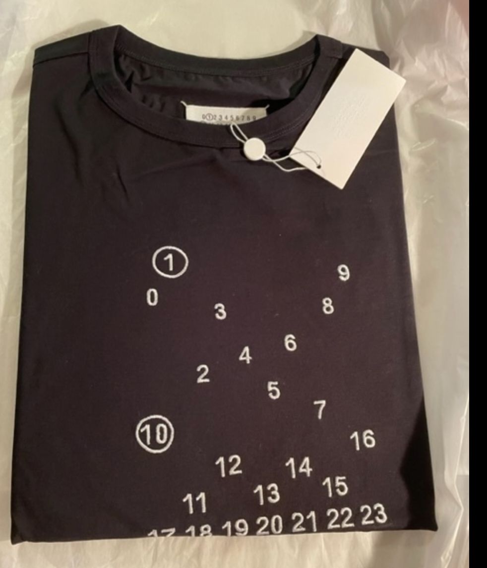 新品【Maison Margiela】ナンバリング マココットンTシャツXL