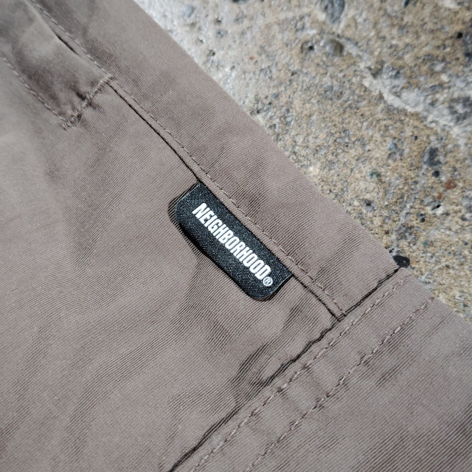 NEIGHBORHOOD 25ss NYLON CLIMBING PANTS ブラウン L ネイバーフッド