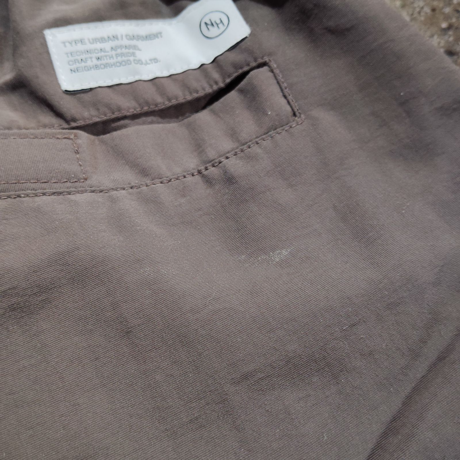 NEIGHBORHOOD 25ss NYLON CLIMBING PANTS ブラウン L ネイバーフッド 