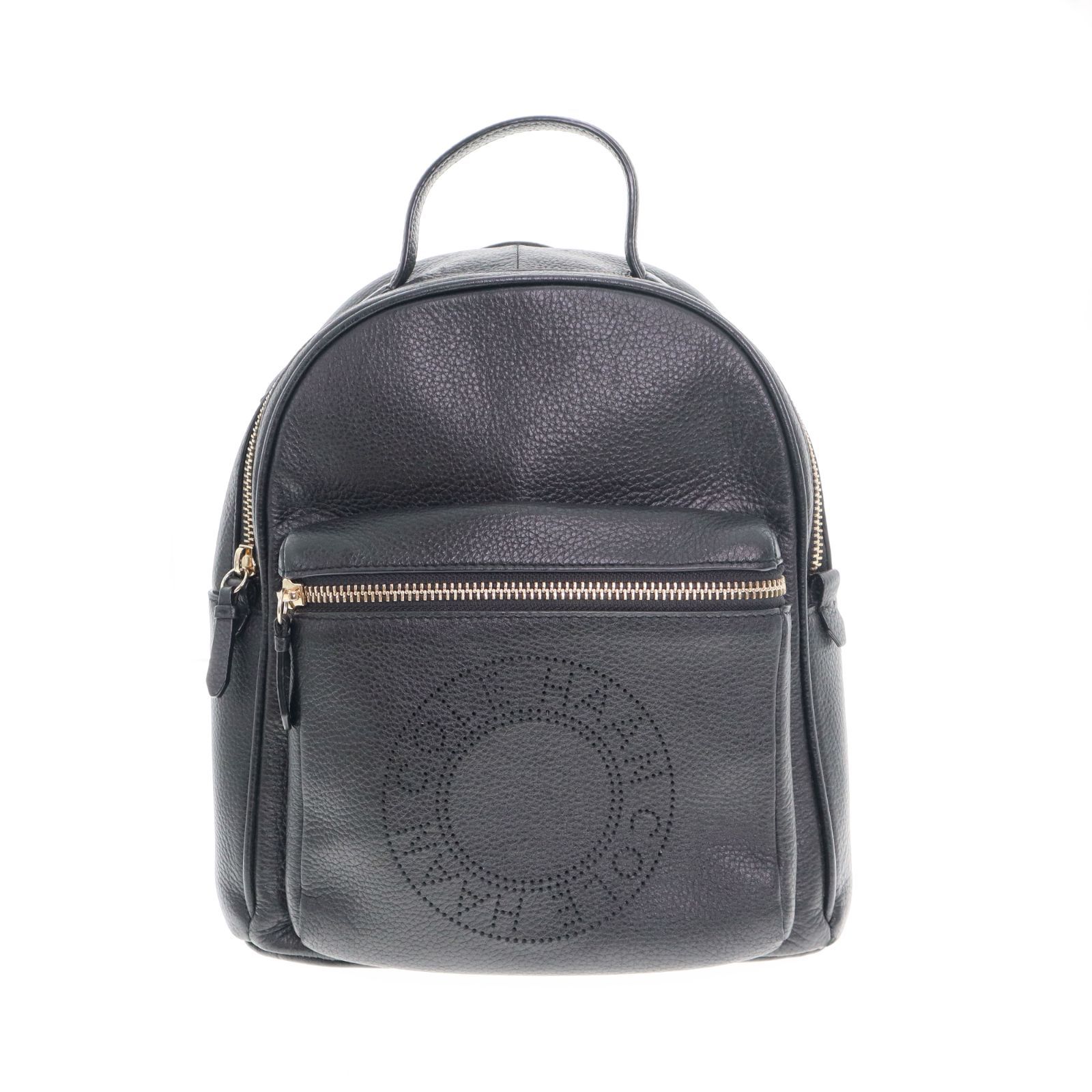 【中古】COLE HAAN コールハーン パンチロゴミニバックパック リュックサック レディース メンズ バッグ ブラック ブランド