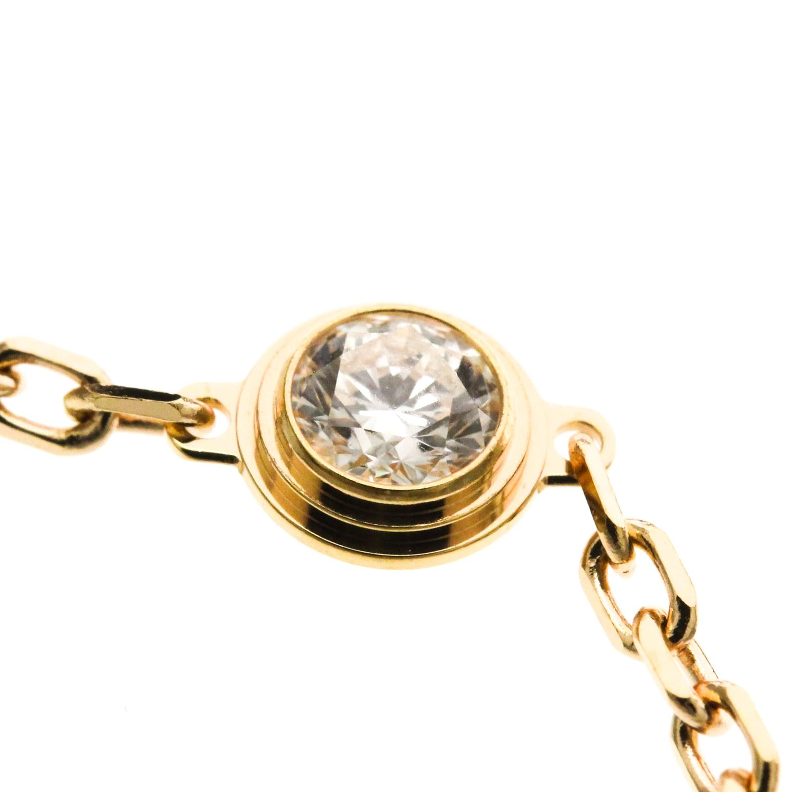 カルティエ(Cartier) ダムール ダイヤモンド ブレスレット SM K18 