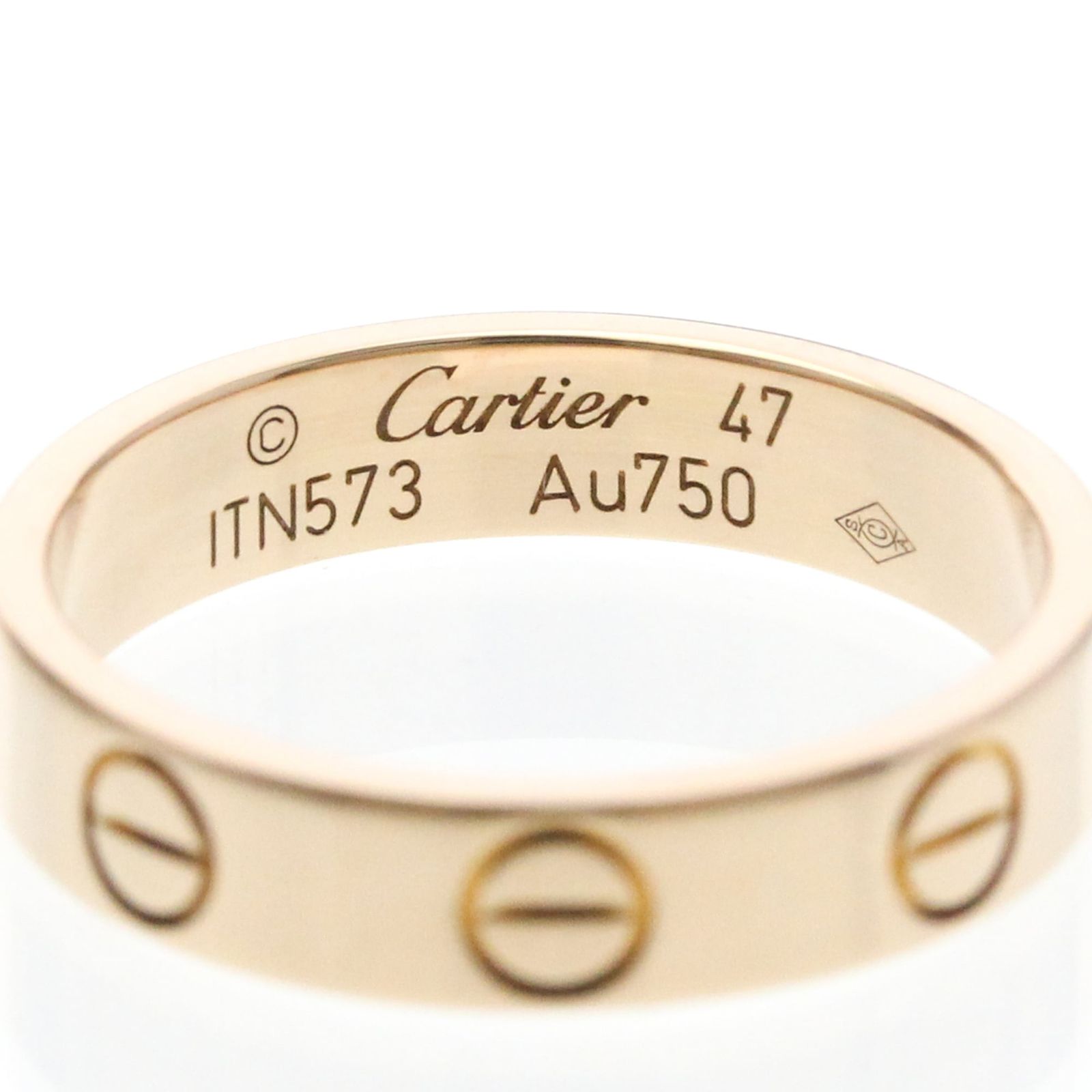 カルティエ(Cartier) ミニラブリング K18ピンクゴールド(K18PG