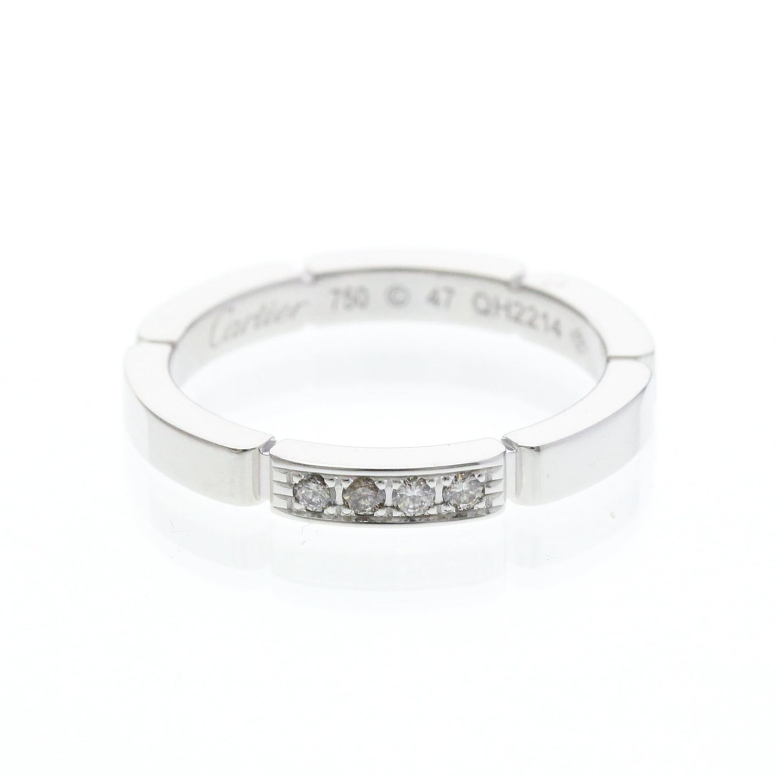 カルティエ(Cartier) マイヨンパンテールリング 4P ダイヤモンド K18 