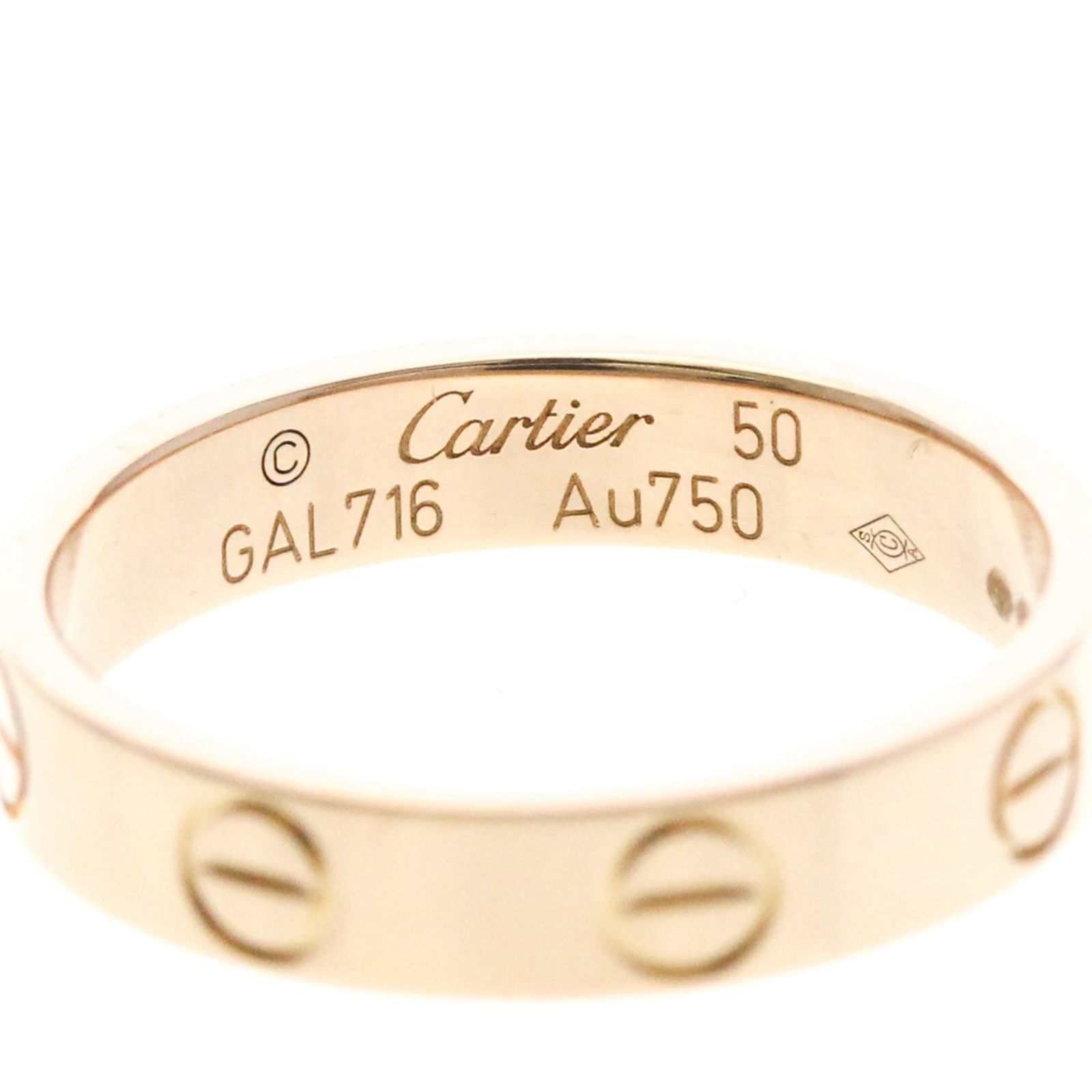 カルティエ(Cartier) ミニラブリング K18ピンクゴールド(K18PG