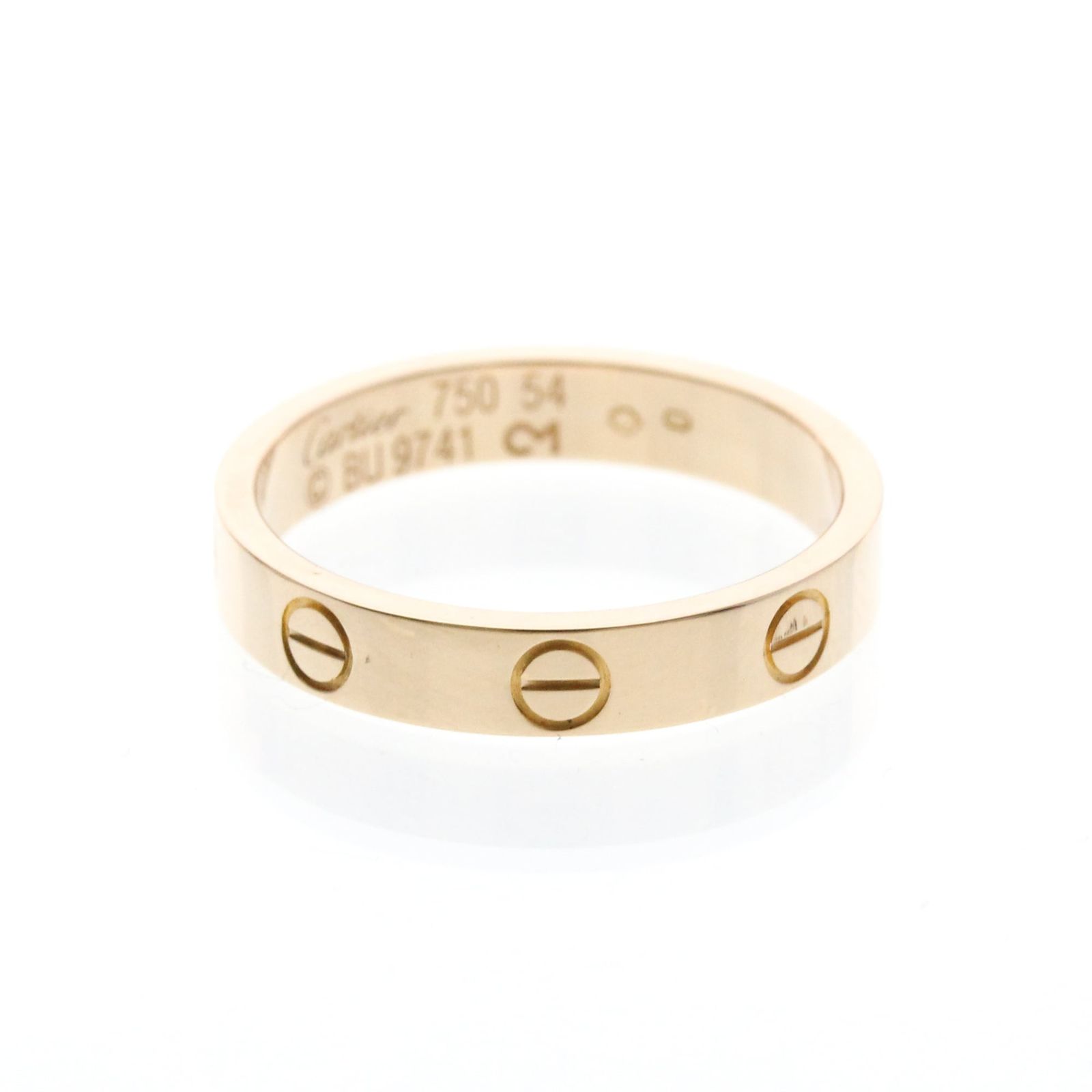 カルティエ(Cartier) ミニラブリング K18ピンクゴールド(K18PG) ファッション 無し バンドリング ピンクゴールド(PG)