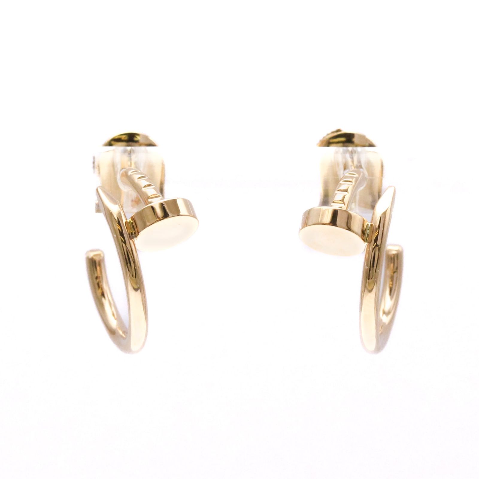 カルティエ(Cartier) ジュスト アン クルピアス SM PG 無し K18ピンクゴールド(K18PG) ハーフフープピアス ピンクゴールド(PG)