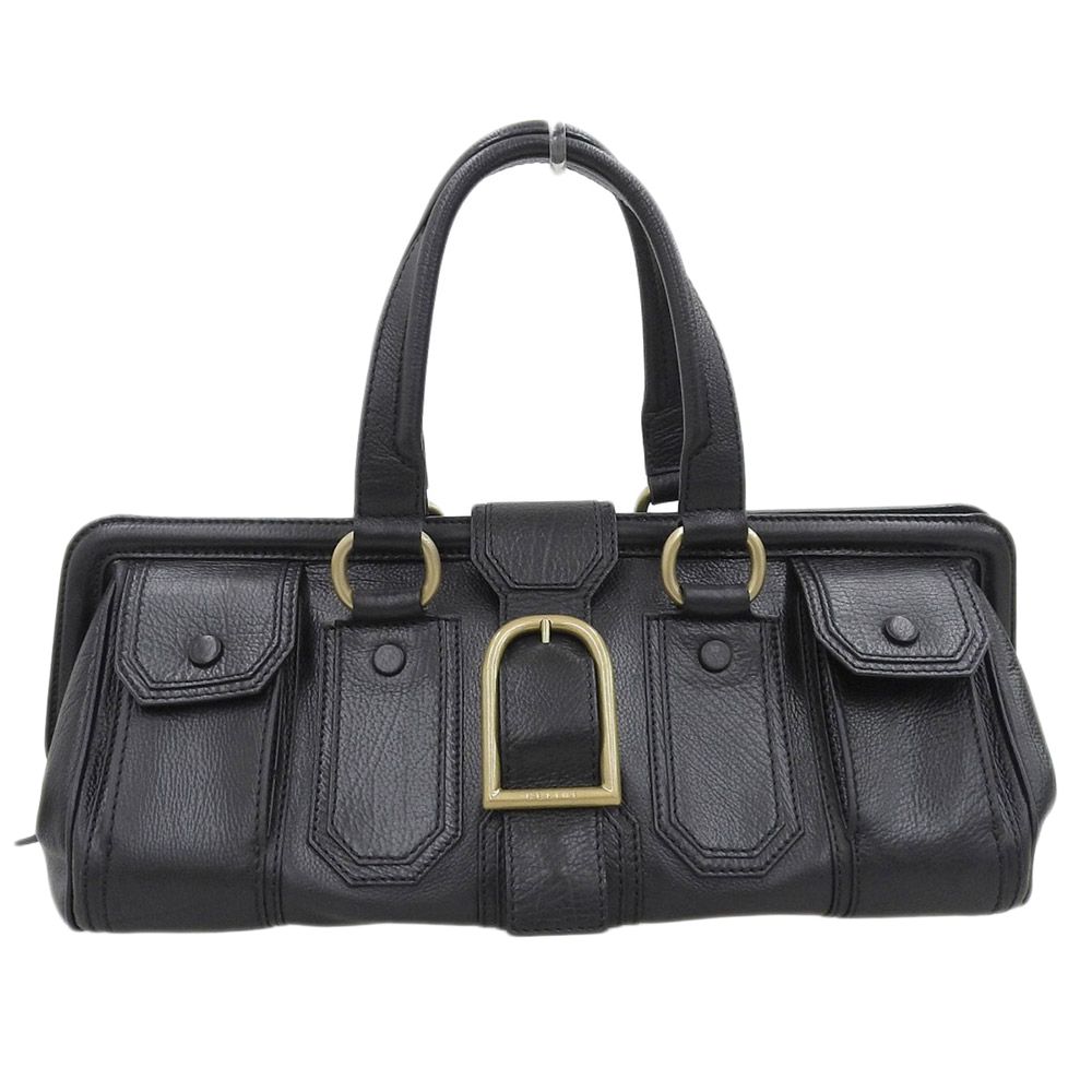 本物保証】 超美品 セリーヌ CELINE ドクターズバッグ ハンドバッグ