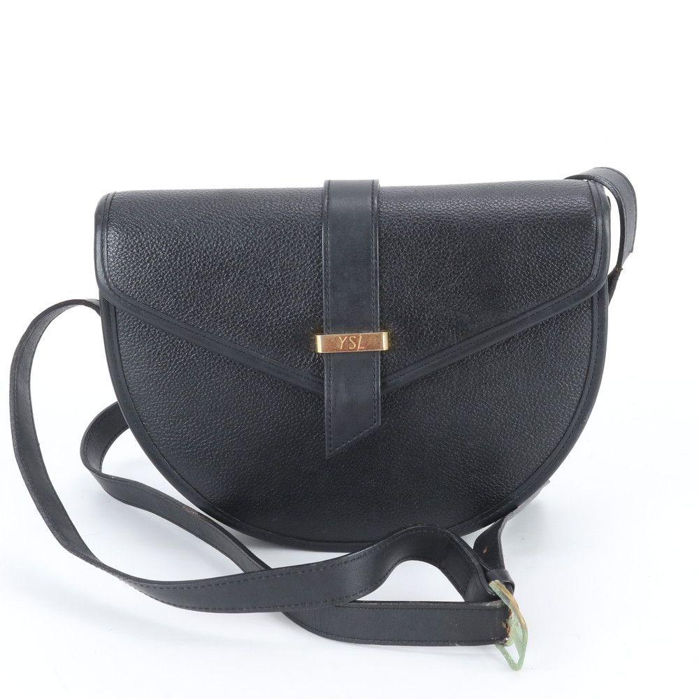 美品 ヴィンテージ YSL イヴ サンローラン クロスボディ レザー