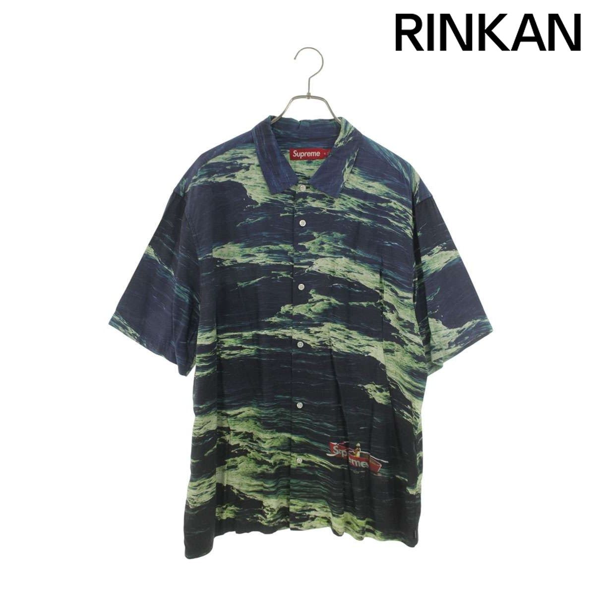 シュプリーム 25SS Boat S/S Shirt ボート総柄半袖シャツ メンズ XL