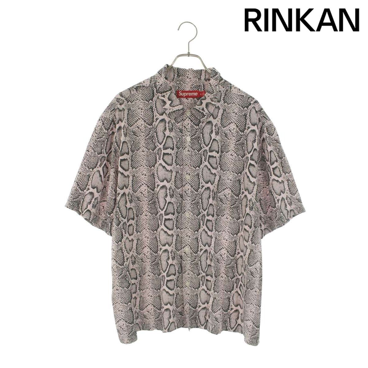 シュプリーム 24SS Snake S/S Shirt スネーク柄半袖シャツ メンズ XL