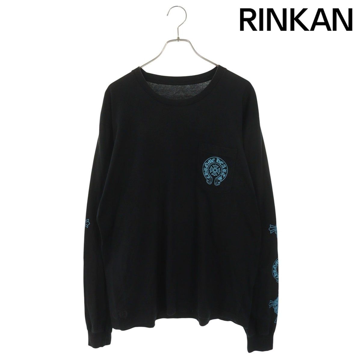 クロムハーツ CH L/S /1 セメタリークロスバックプリント長袖カットソー メンズ XL