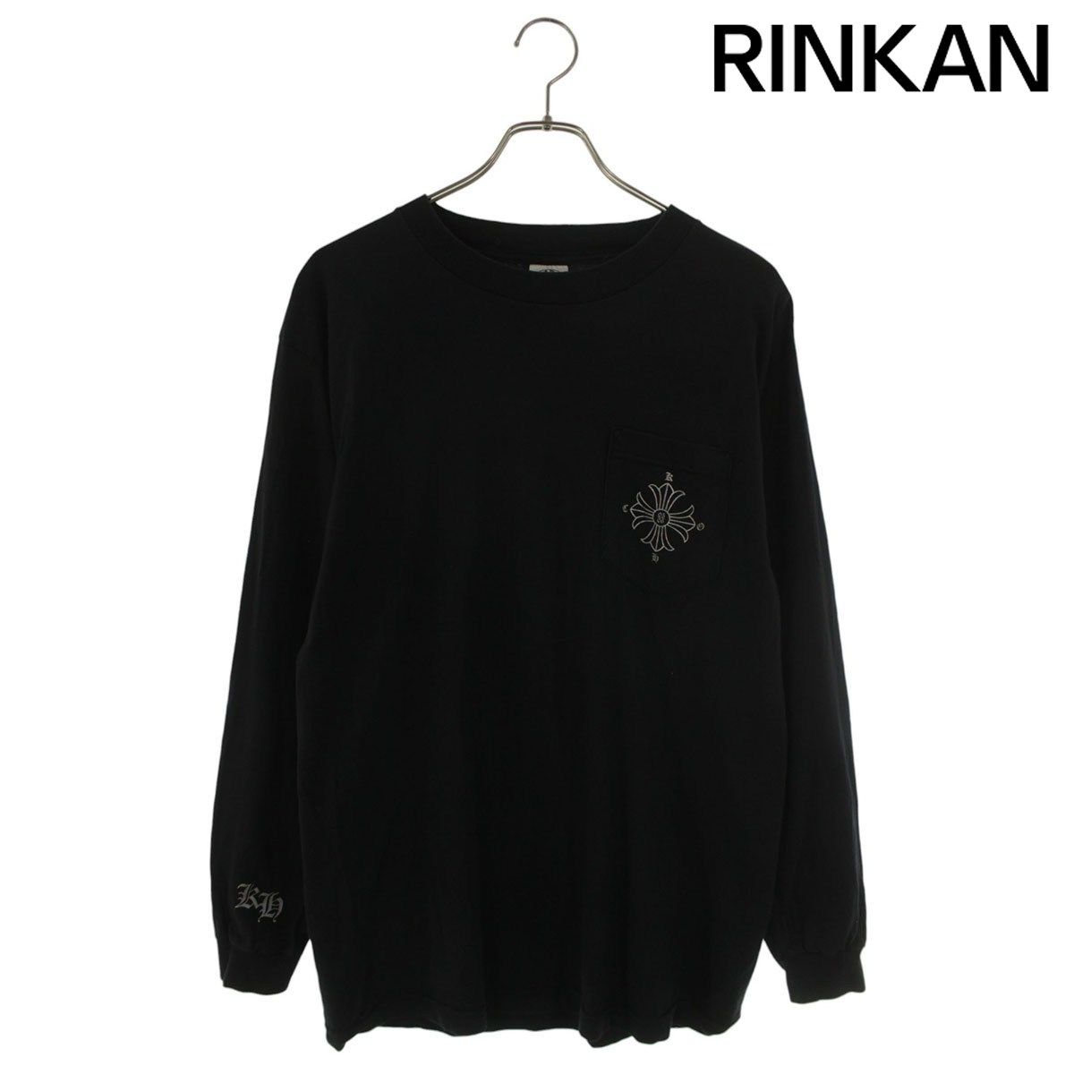 クロムハーツ CH L/S /3 ×氷室京介バッククロスプリント長袖カットソー メンズ M