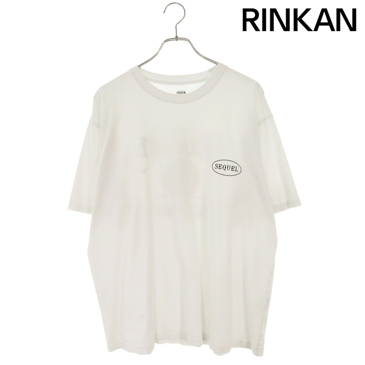 シークエル 25AW SQ-25AW-ST-04 バックサファイヤロゴTシャツ メンズ L