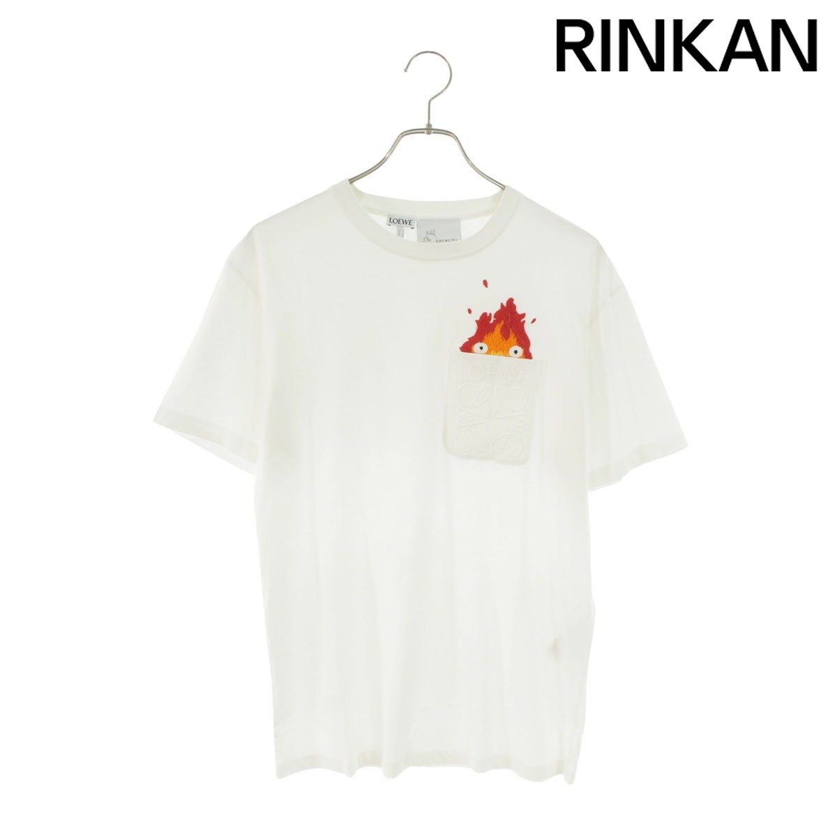ロエベ HB44Y22X03 ×コラボ キャラクター刺繍Tシャツ メンズ XXS