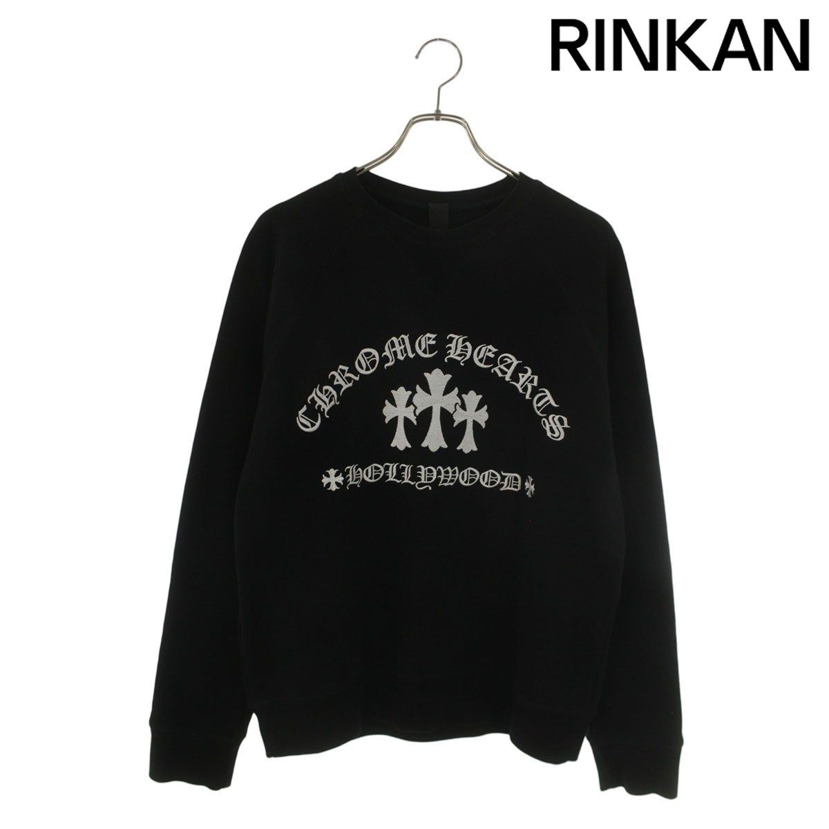 クロムハーツ U SAILIN ON CREW ラベル付きトリプルクロスロゴ刺繍スウェット メンズ S 151,200円