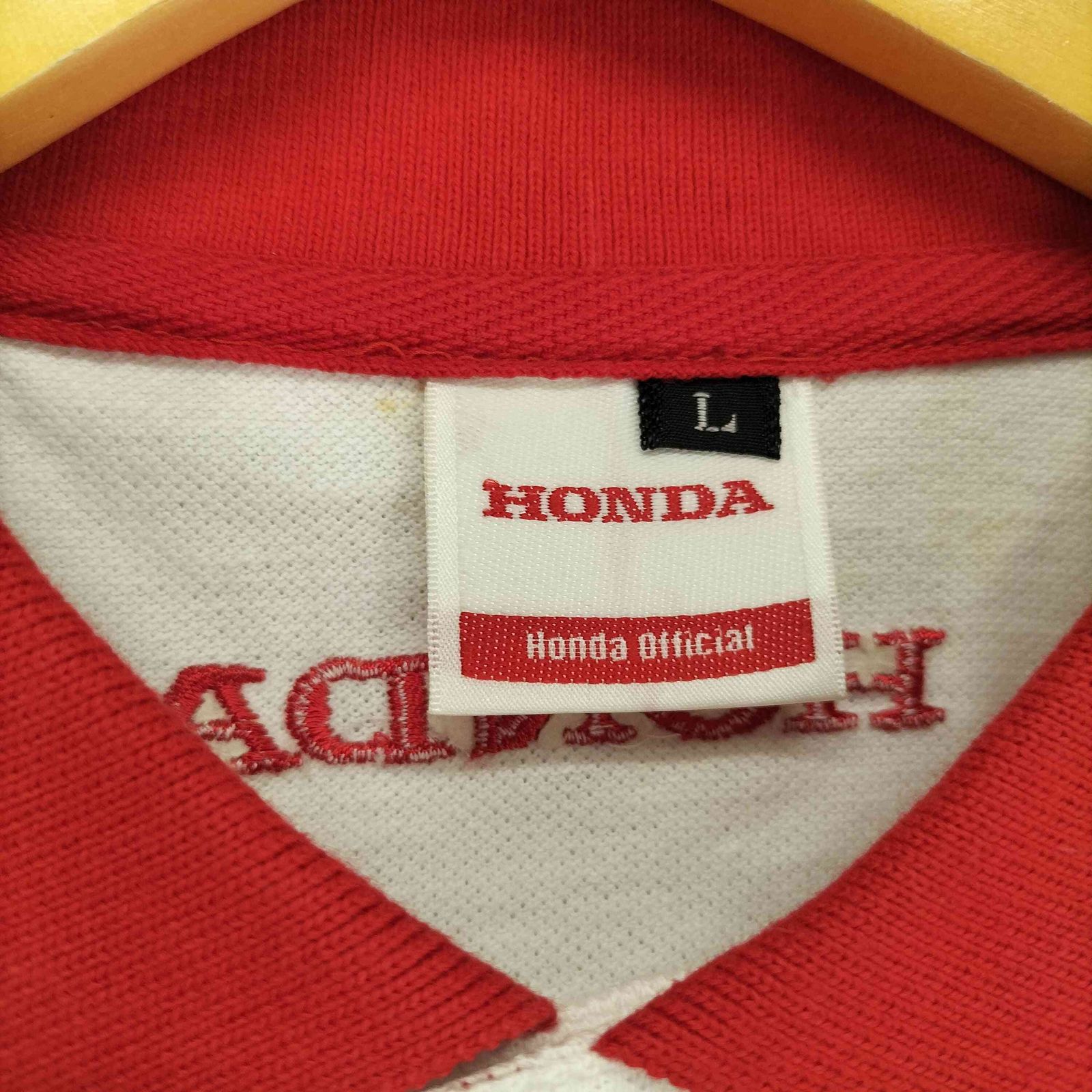 ユーズドフルギ USED古着 企業ロゴ刺繍ポロシャツ メンズ L - メルカリ