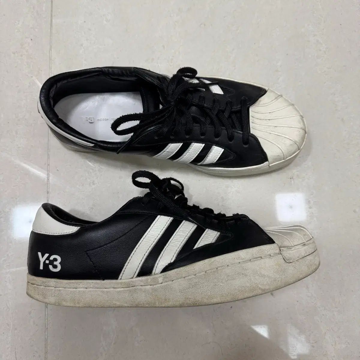 Y-3 ヨウジスター ブラック 白 (275)