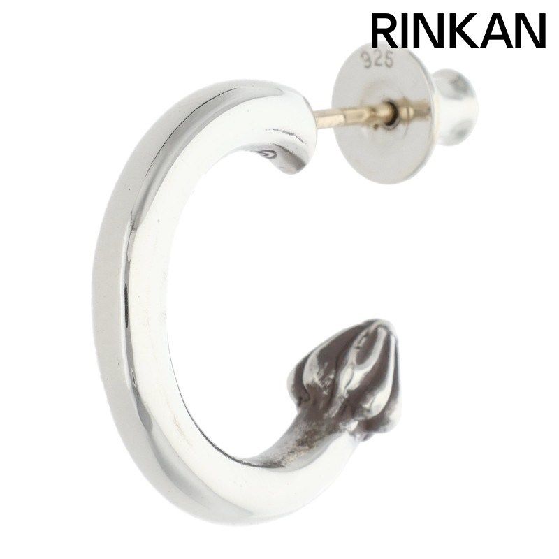 m*z様 クロムハーツ プレーンフープシルバーピアス クロムハーツ HOOP PLAIN/プレーンフープ シルバーピアス メンズ