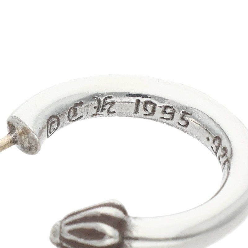クロムハーツ HOOP PLAIN/プレーンフープ シルバーピアス メンズ
