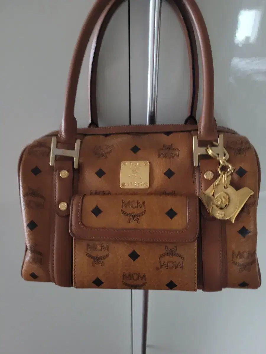 MCM トートバッグ ブラウン