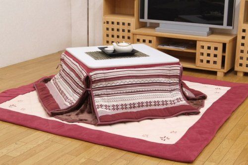 新品 ニット 省スペース こたつ掛けふとん 『スノー』 カラー レッド サイズ 180×220cm
