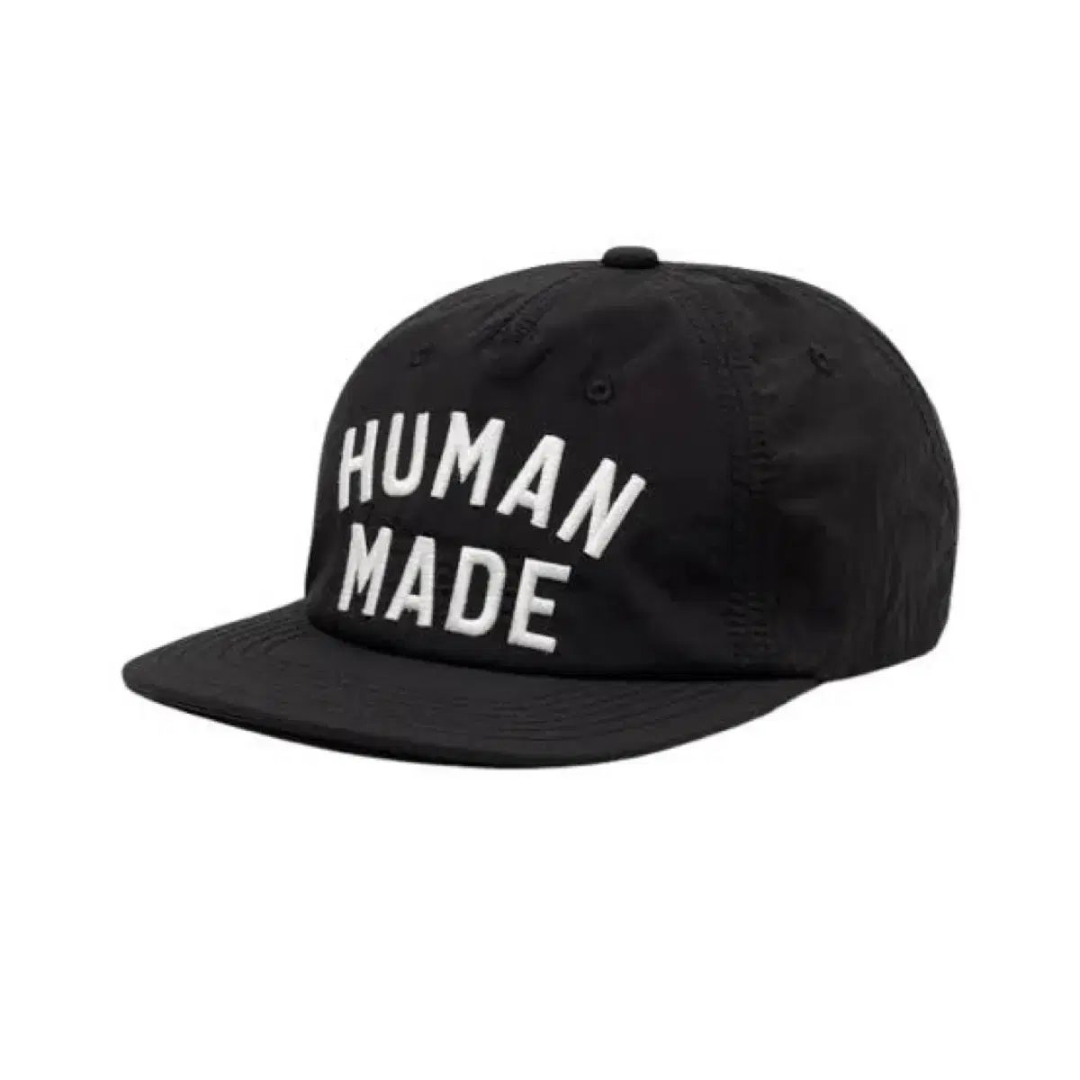 HUMAN MADE ヒューマンメイド 5パネル ナイロンキャップ ベースボールキャップ ブラック