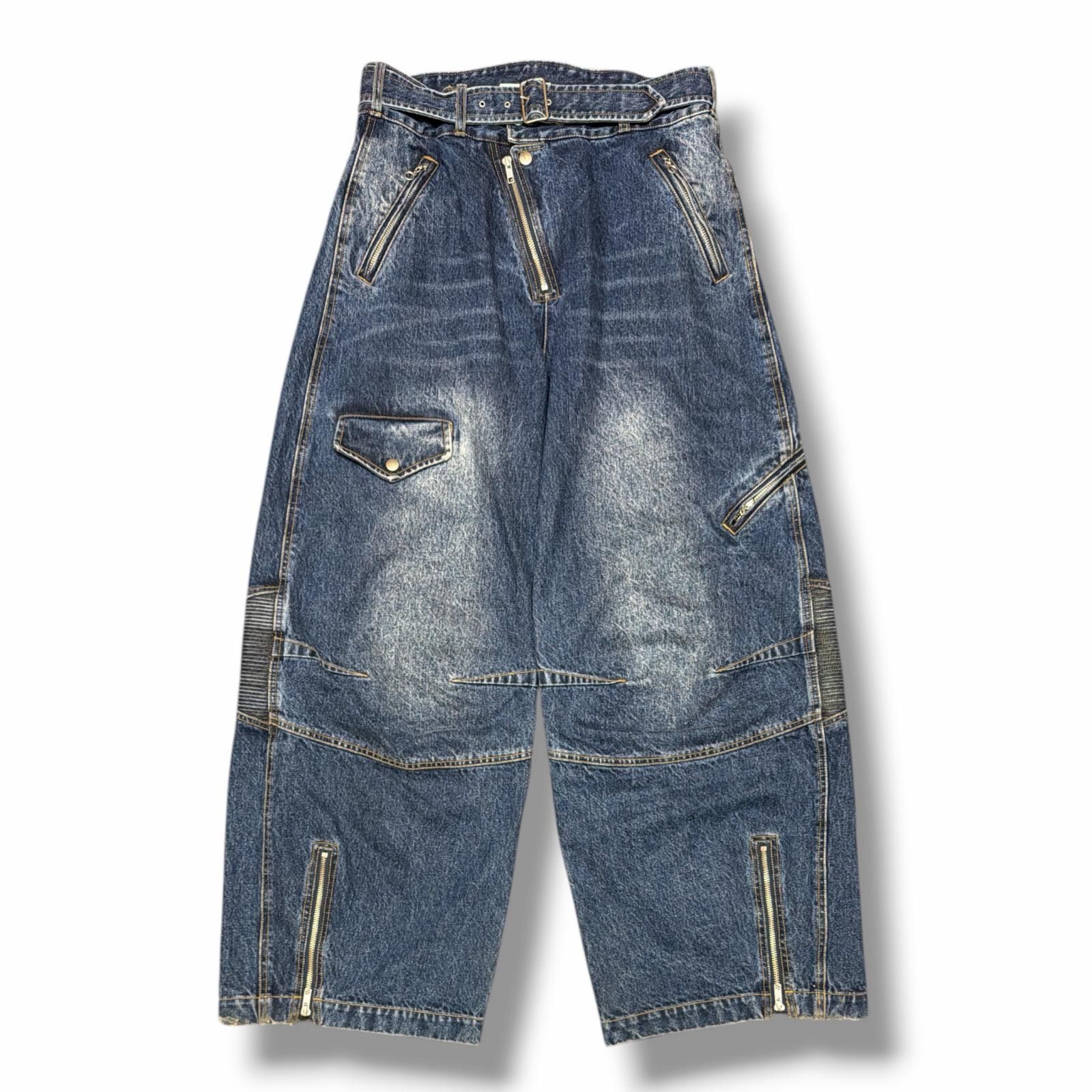 カイコー NOT STYLE ノットスタイル ジップデニムパンツ ジーンズ KAIKO-24-025 インディゴ 2 （15978M）