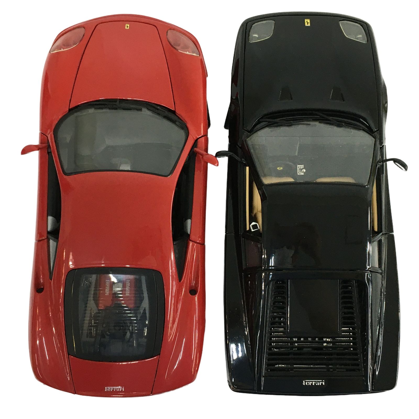 ホットウィール 1/18 FERRARI フェラーリ F512M ブラック,360 モデナ