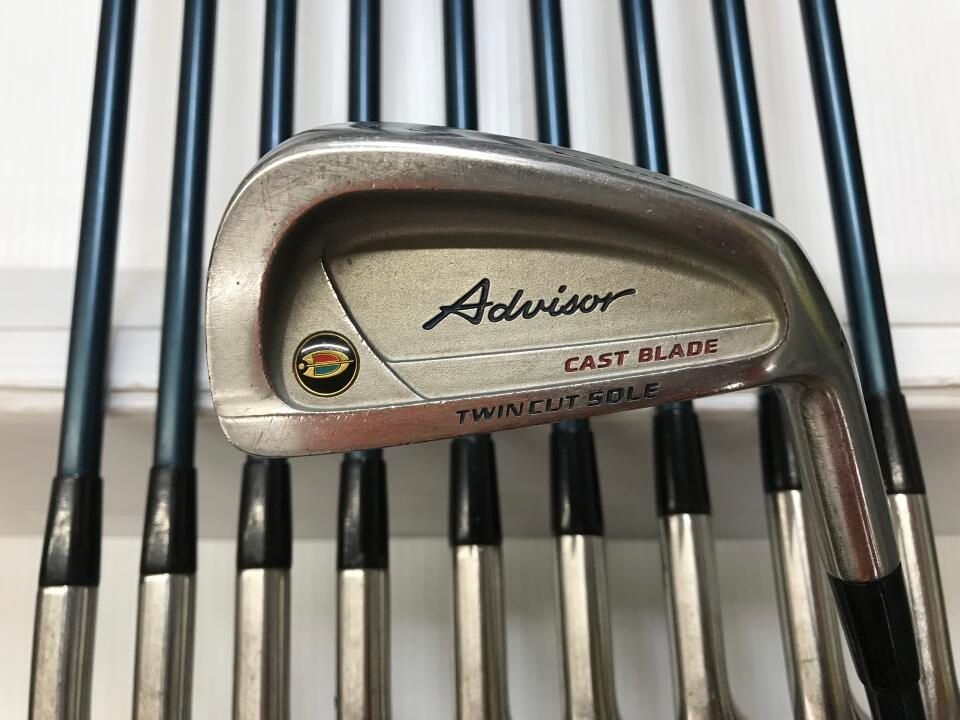 グローブライド　アドバイサーTSキャストブレード　CF-75SP　Rフレックス　アイアンセット　中古【最短即日発送】