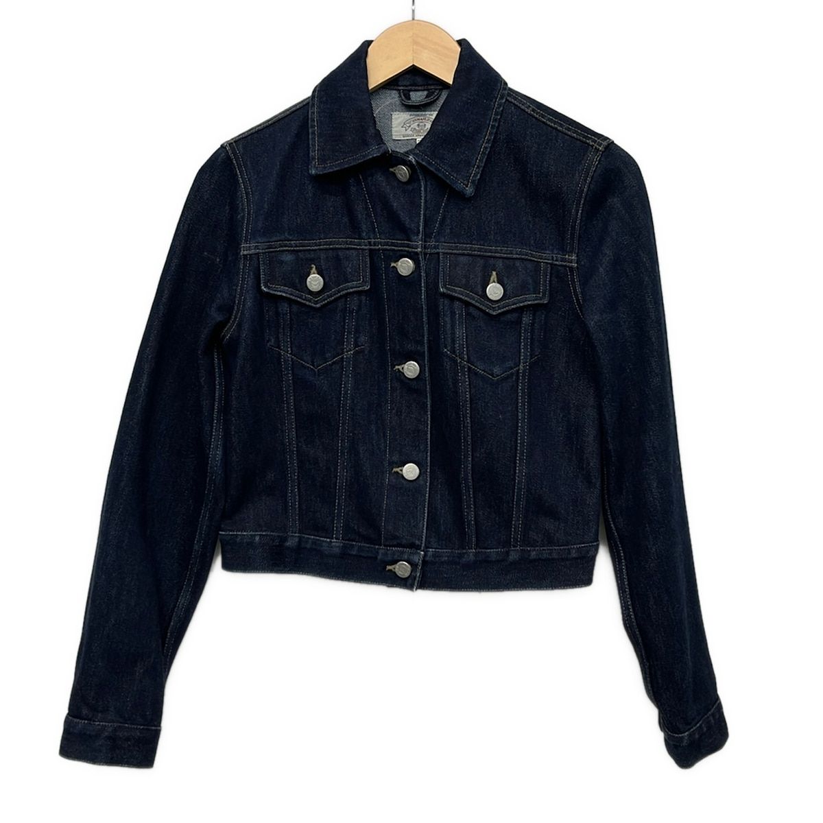 ARMANIJEANS(アルマーニジーンズ) Gジャン サイズI 40 レディース美品 ネイビー 長袖/春/秋