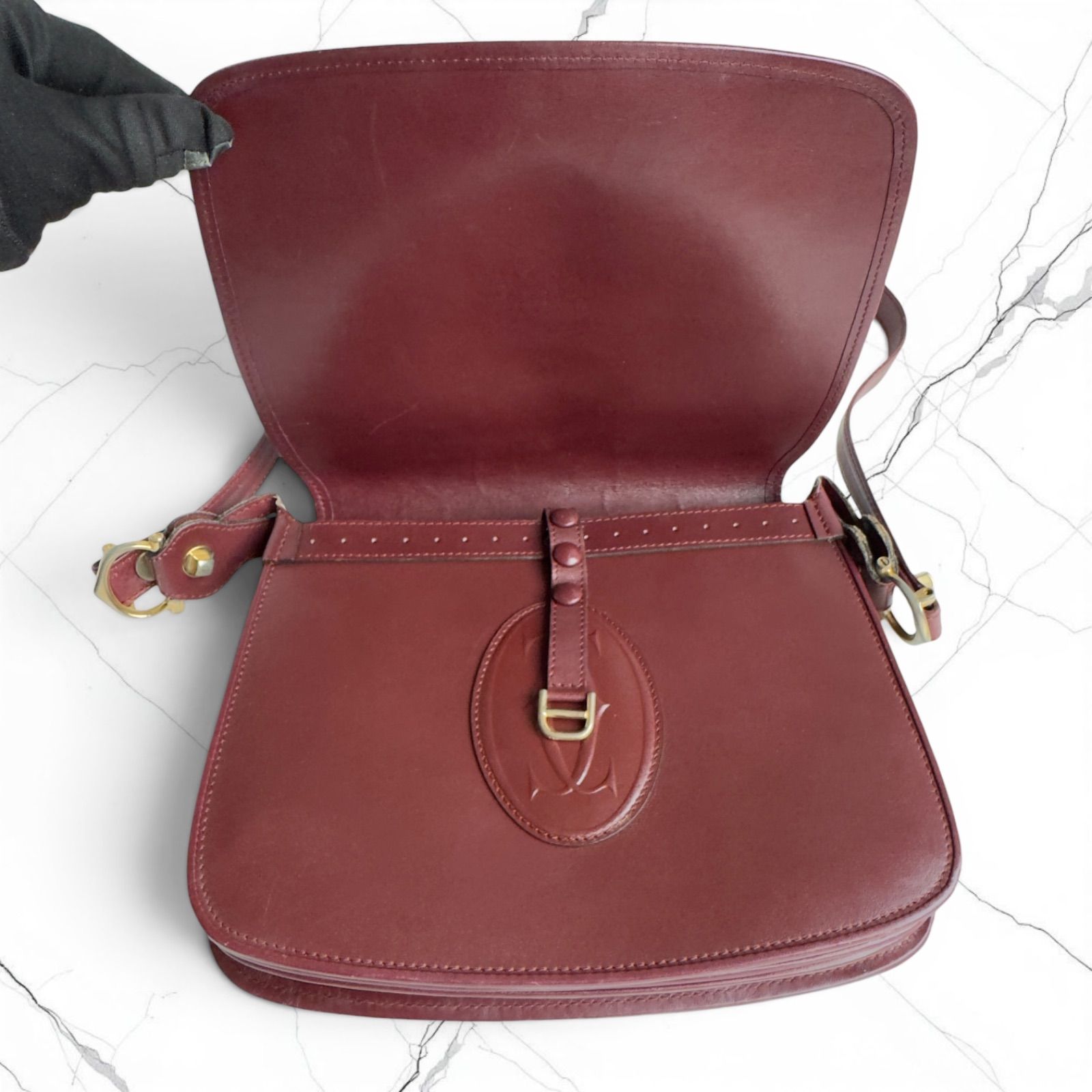 Cartier カルティエ マストライン フラップバッグ ショルダーバッグ