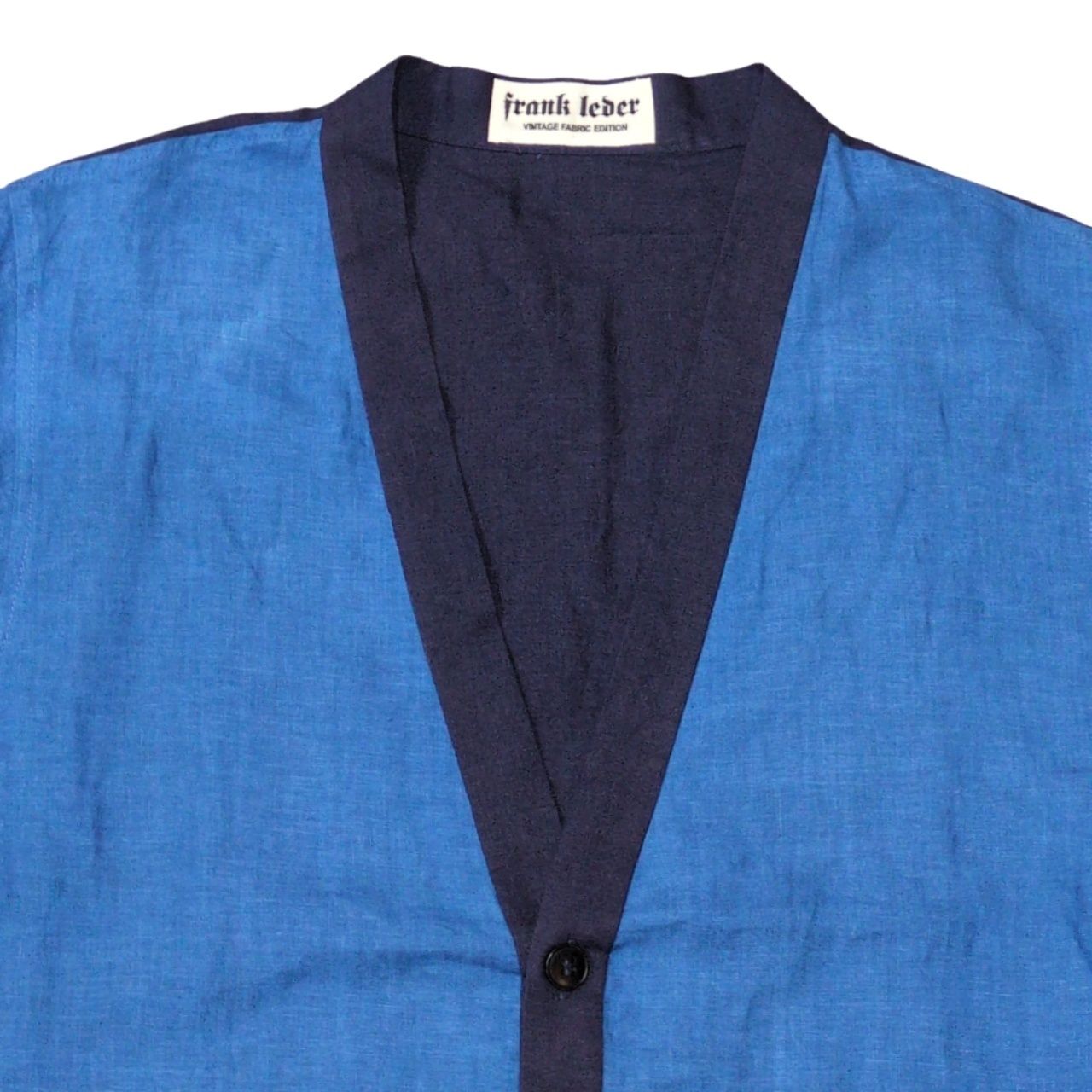 FRANK LEDER フランクリーダー リネンカーディガン 麻 タグ付き 美品