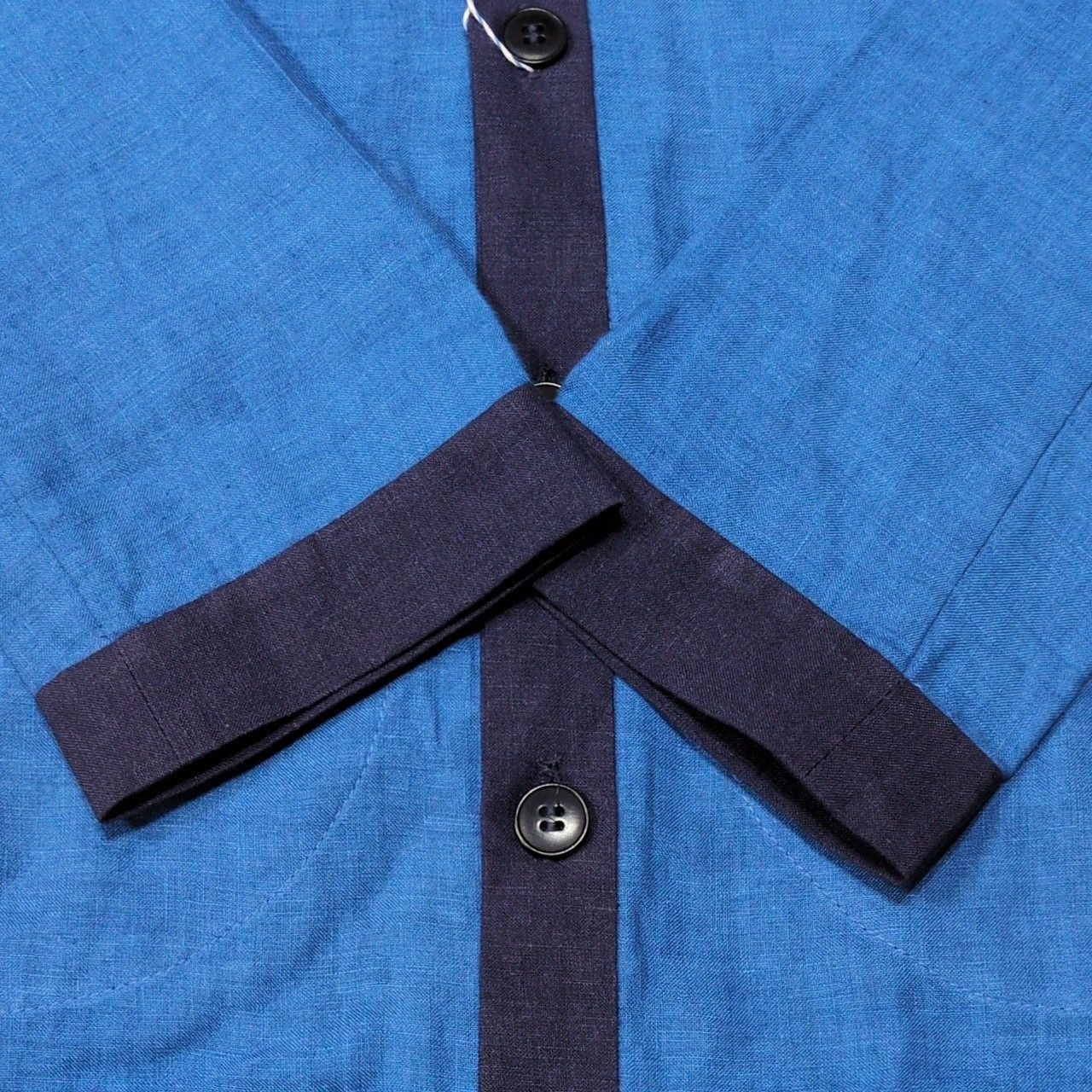 FRANK LEDER フランクリーダー リネンカーディガン 麻 タグ付き 美品