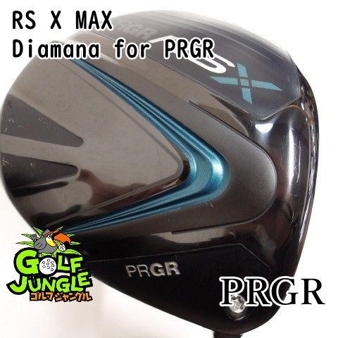 【中古】ドライバー プロギア RS X MAX Diamana for PRGR S 9.5 ドライバー カーボンシャフト おすすめ メンズ 右 [0859]