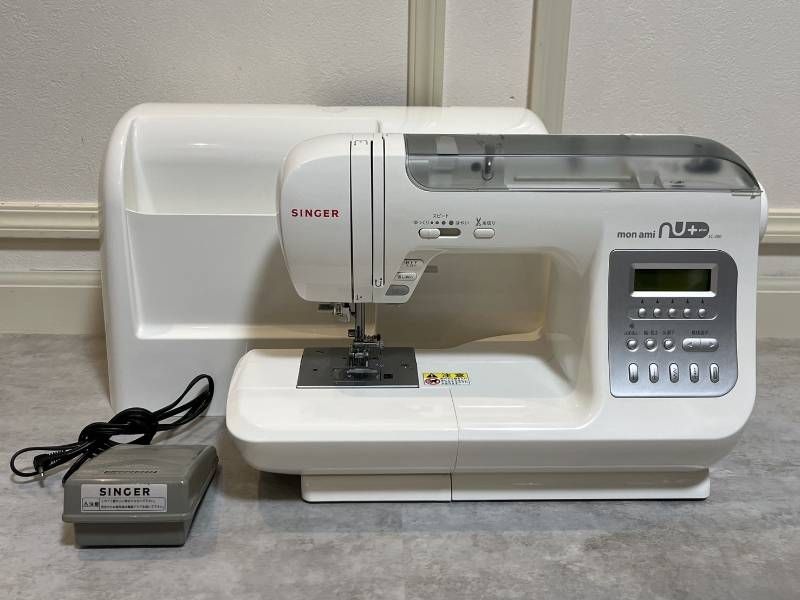 SINGER SC-200 mon ami nu+ ミシン 足踏みペダル付 シンガー 動作確認