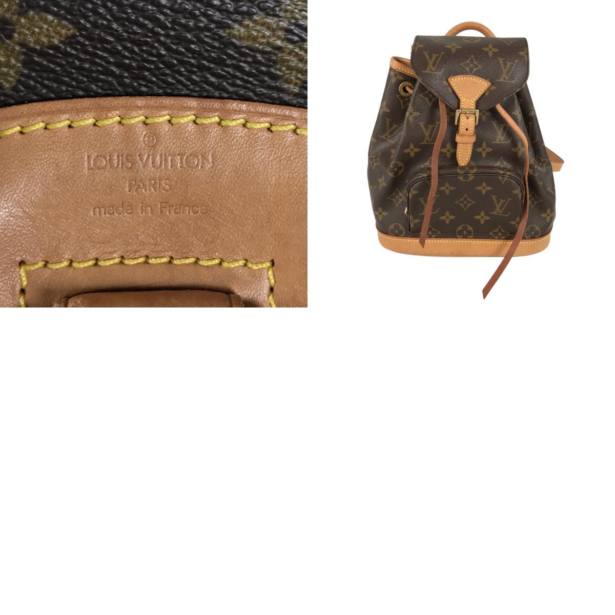 ルイ・ヴィトン LOUIS VUITTON モノグラム ミニ モンスリ M51137 PVC 
