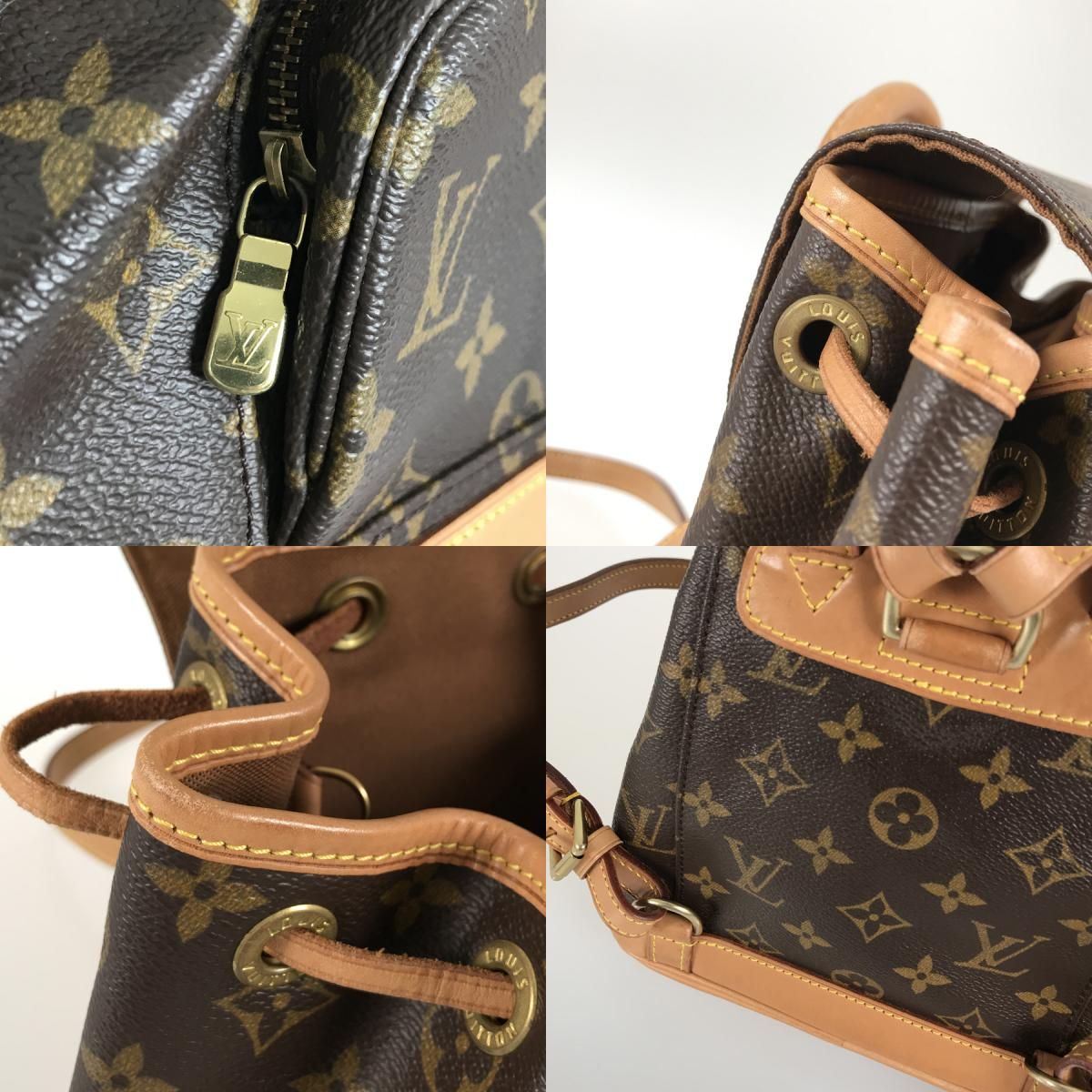 ルイ・ヴィトン LOUIS VUITTON モノグラム ミニ モンスリ M51137 PVC 