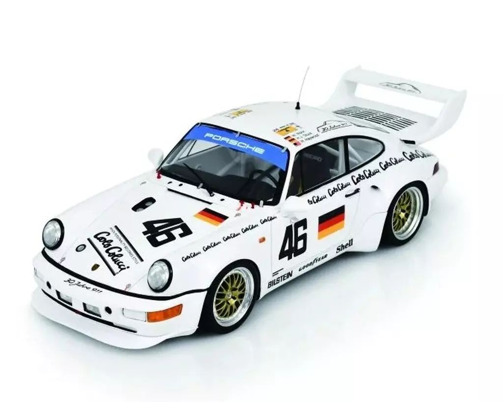【新品】ミニカー 1/18 Porsche 964 Turbo S Le Mans 24H 1993 H. Stuck - H.Haywood - W. R #46 [18S796]
